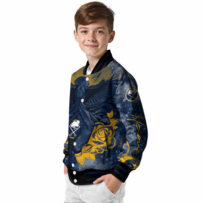 customized buffalo sabres praying hands navy blue jacket trendy