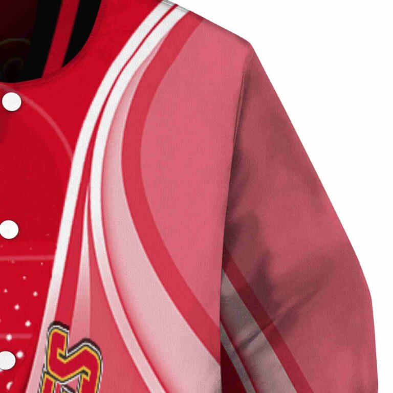 customized calgary flames wave patterns red jacket premium grade
