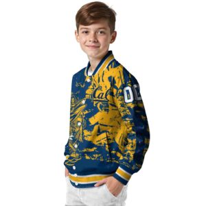 customized california golden bears fishing art blue jacket trendy