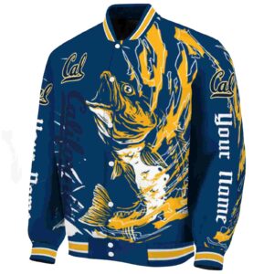 customized california golden bears fishing passion blue white jacket best selling