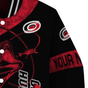 customized carolina hurricanes fishing rod black jacket premium grade