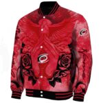 customized carolina hurricanes praying hands red jacket best selling