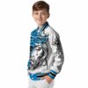 customized carolina panthers jesus tears blue white jacket trendy