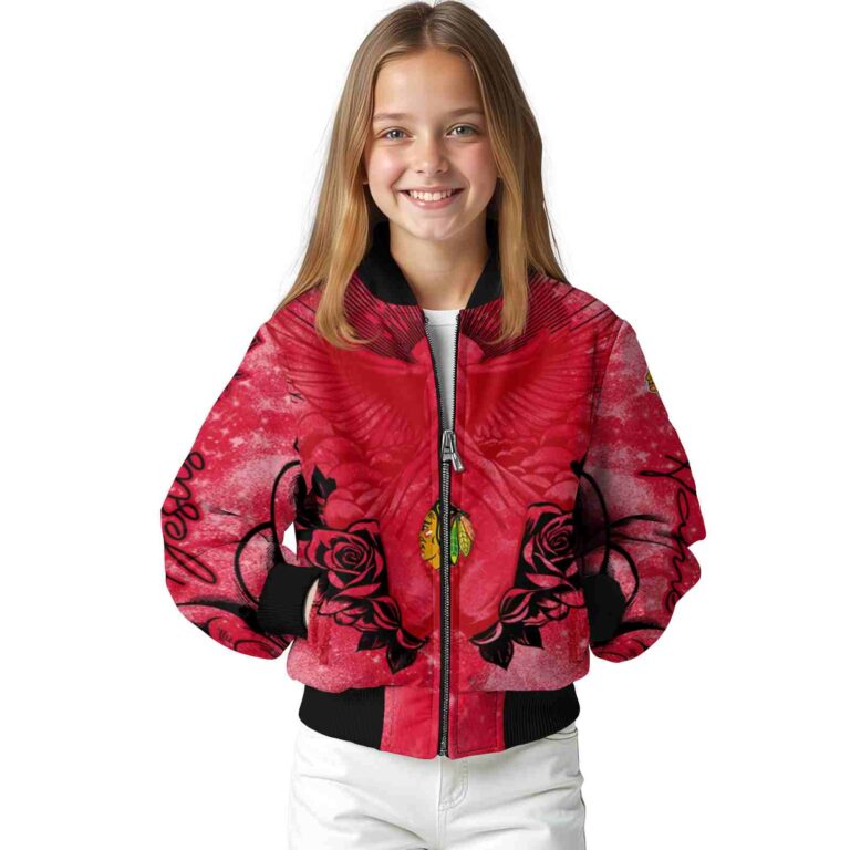 customized chicago blackhawks praying hands red jacket top rated