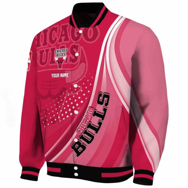 customized chicago bulls wave patterns red jacket best selling