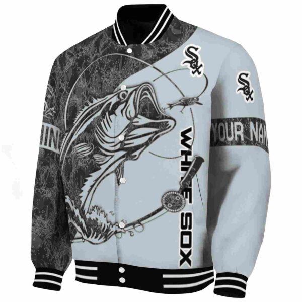customized chicago white sox fishing rod silver jacket best selling