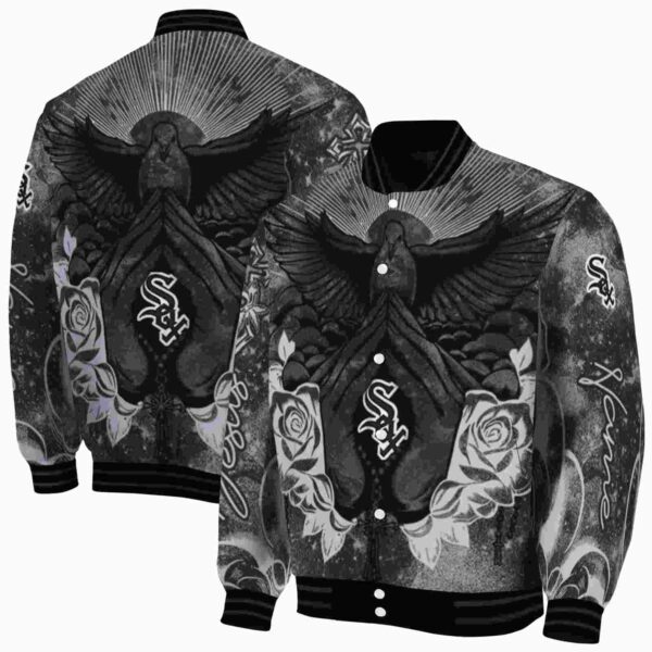 customized chicago white sox praying hands black jacket fashion forward