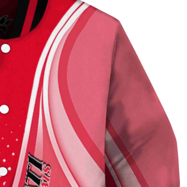 customized cincinnati bearcats wave patterns red jacket premium grade