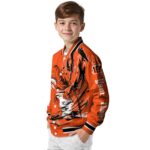 customized cincinnati bengals fishing passion orange white jacket best selling