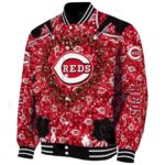 customized cincinnati reds heart explosion red jacket best selling