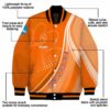customized clemson tigers wave patterns orange jacket new arrival