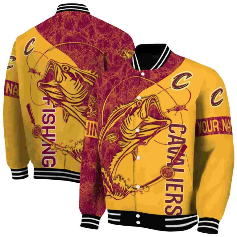 customized cleveland cavaliers fishing rod gold jacket fashion forward