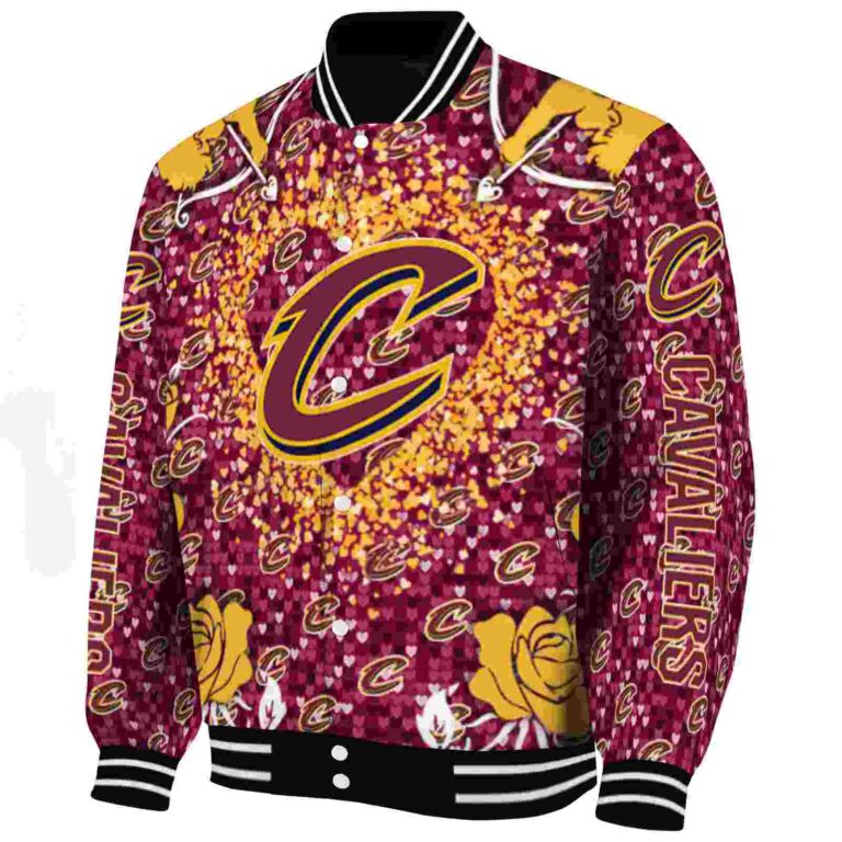 customized cleveland cavaliers heart explosion wine jacket best selling