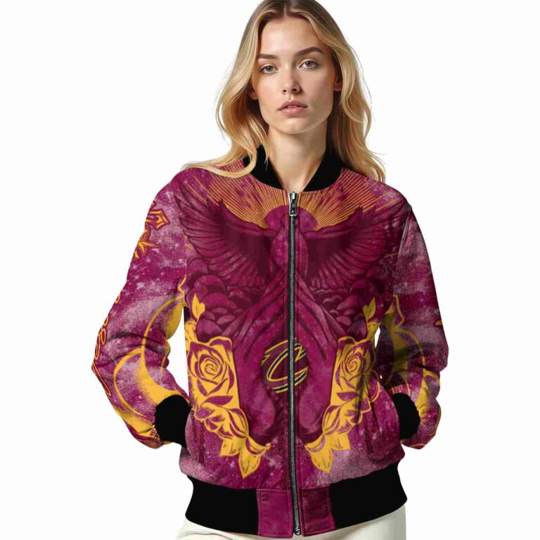 customized cleveland cavaliers praying hands wine jacket latest model