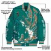 customized coastal carolina chanticleers fishing passion green white jacket new arrival