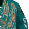 customized coastal carolina chanticleers fishing passion green white jacket premium grade
