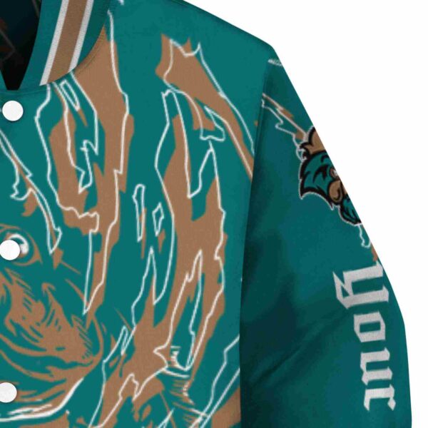 customized coastal carolina chanticleers fishing passion green white jacket premium grade
