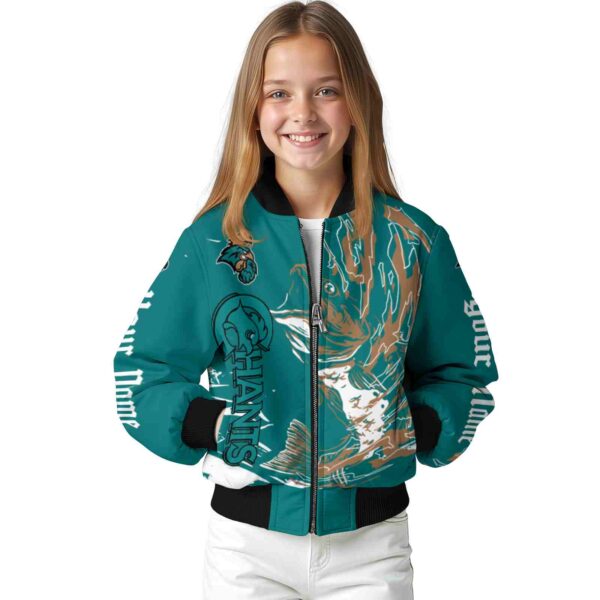 customized coastal carolina chanticleers fishing passion green white jacket top rated