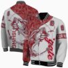 customized colgate raiders fishing rod gray jacket fashion forward