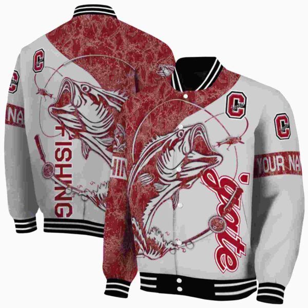 customized colgate raiders fishing rod gray jacket fashion forward