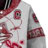 customized colgate raiders fishing rod gray jacket premium grade