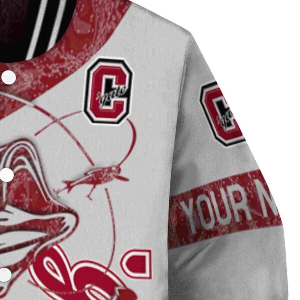 customized colgate raiders fishing rod gray jacket premium grade