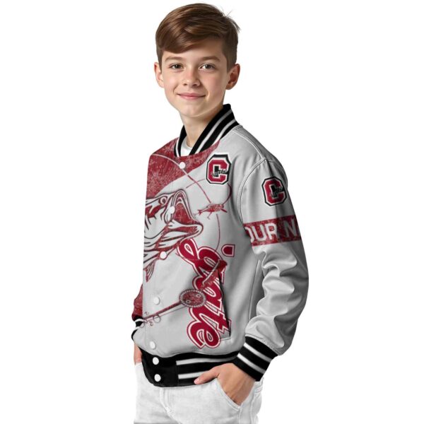 customized colgate raiders fishing rod gray jacket trendy