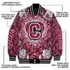 customized colgate raiders heart explosion maroon jacket new arrival