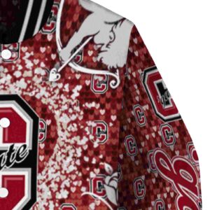 customized colgate raiders heart explosion maroon jacket premium grade