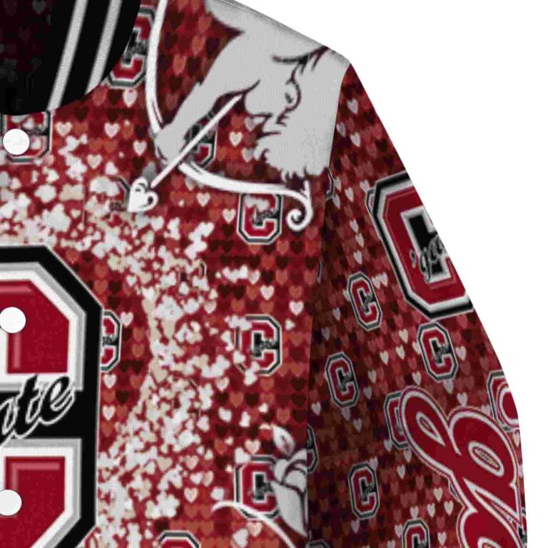 customized colgate raiders heart explosion maroon jacket premium grade