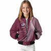 customized colorado avalanche wave patterns burgundy jacket top rated