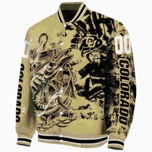 customized colorado buffaloes fishing art gold jacket best selling