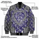 customized colorado rockies heart explosion blue jacket best selling