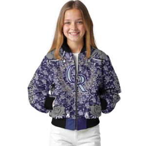 customized colorado rockies heart explosion blue jacket top rated