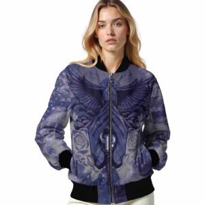 customized colorado rockies praying hands blue jacket latest model