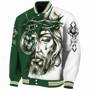customized colorado state rams jesus tears green white jacket best selling