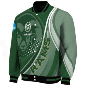 customized colorado state rams wave patterns green jacket best selling