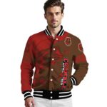 customized cornell big red fishing rod brown jacket best selling