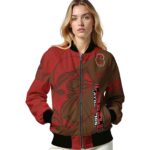 customized cornell big red fishing rod brown jacket best selling
