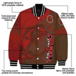 customized cornell big red fishing rod brown jacket best selling
