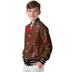 customized cornell big red fishing rod brown jacket best selling