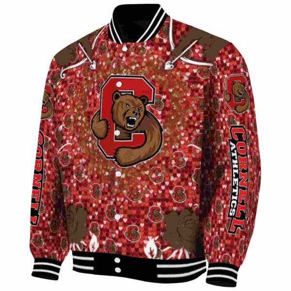 customized cornell big red heart explosion red jacket best selling