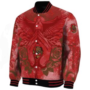 customized cornell big red praying hands red jacket best selling