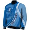 customized creighton bluejays wave patterns blue jacket best selling
