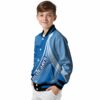 customized creighton bluejays wave patterns blue jacket trendy