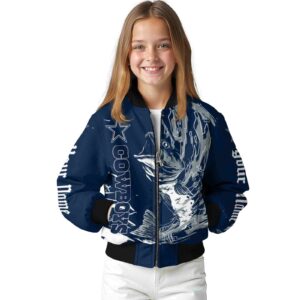 customized dallas cowboys fishing passion blue white jacket top rated