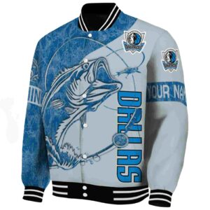 customized dallas mavericks fishing rod silver jacket best selling