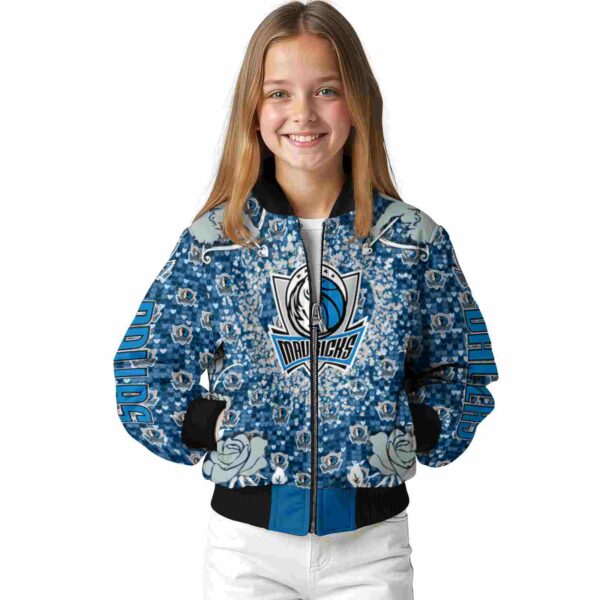 customized dallas mavericks heart explosion blue jacket top rated
