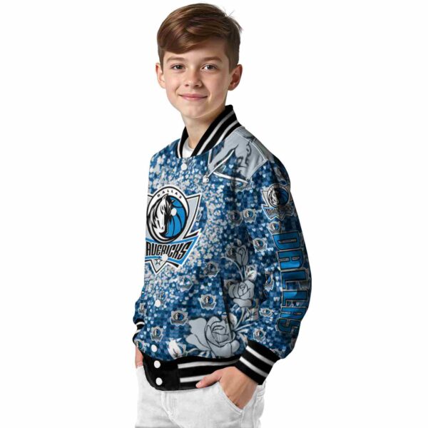 customized dallas mavericks heart explosion blue jacket trendy