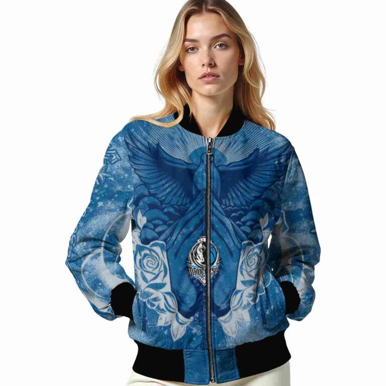 customized dallas mavericks praying hands blue jacket latest model